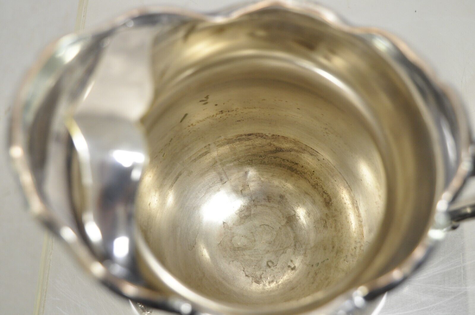 Vintage FB Rogers "Georgetown" Victorian Bulbous Silver Plated Water Pitcher