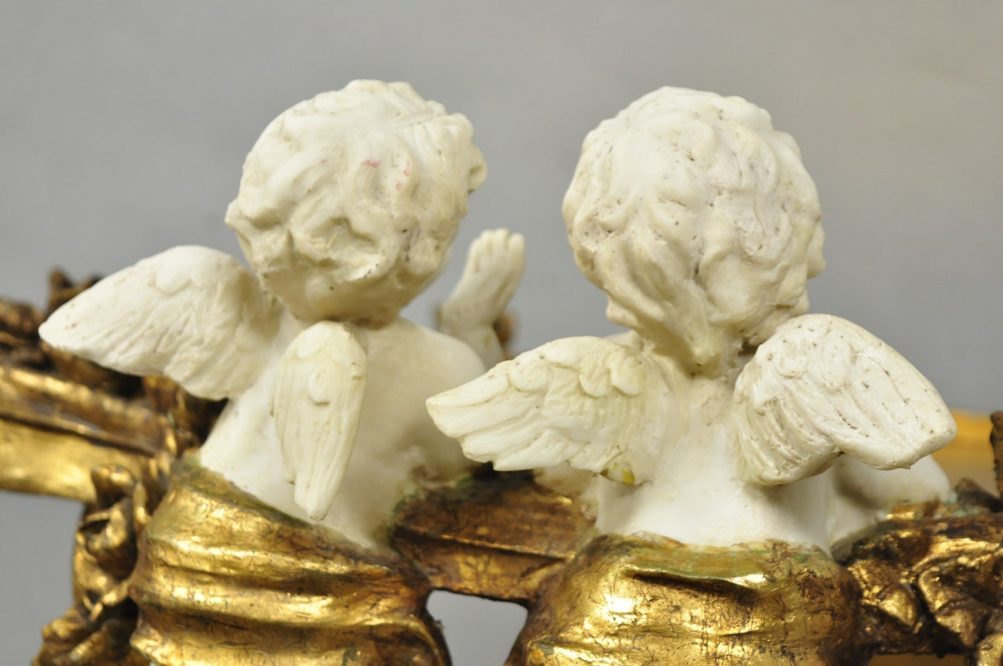 Vintage Italian Venetian Figural Cherub Putti Gold Gilt Resin Bookstand Lectern