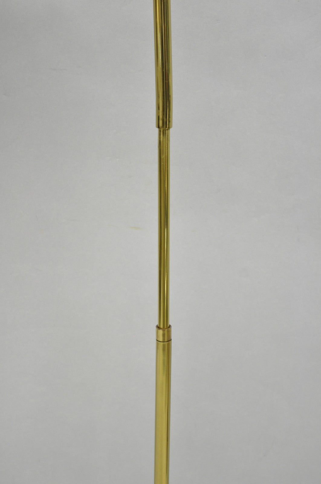 Vintage Chapman Mid Century Modern Adjustable Brass Reading Pharmacy Floor Lamp