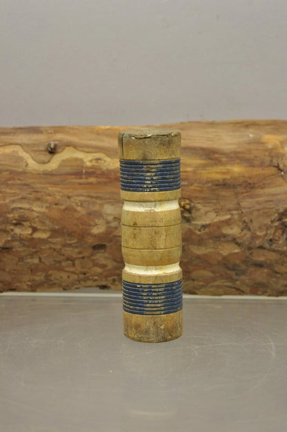 Vintage Farmhouse Croquet Mallet Repurposed Wall Hook Hat Coat Rack Shelf Holder