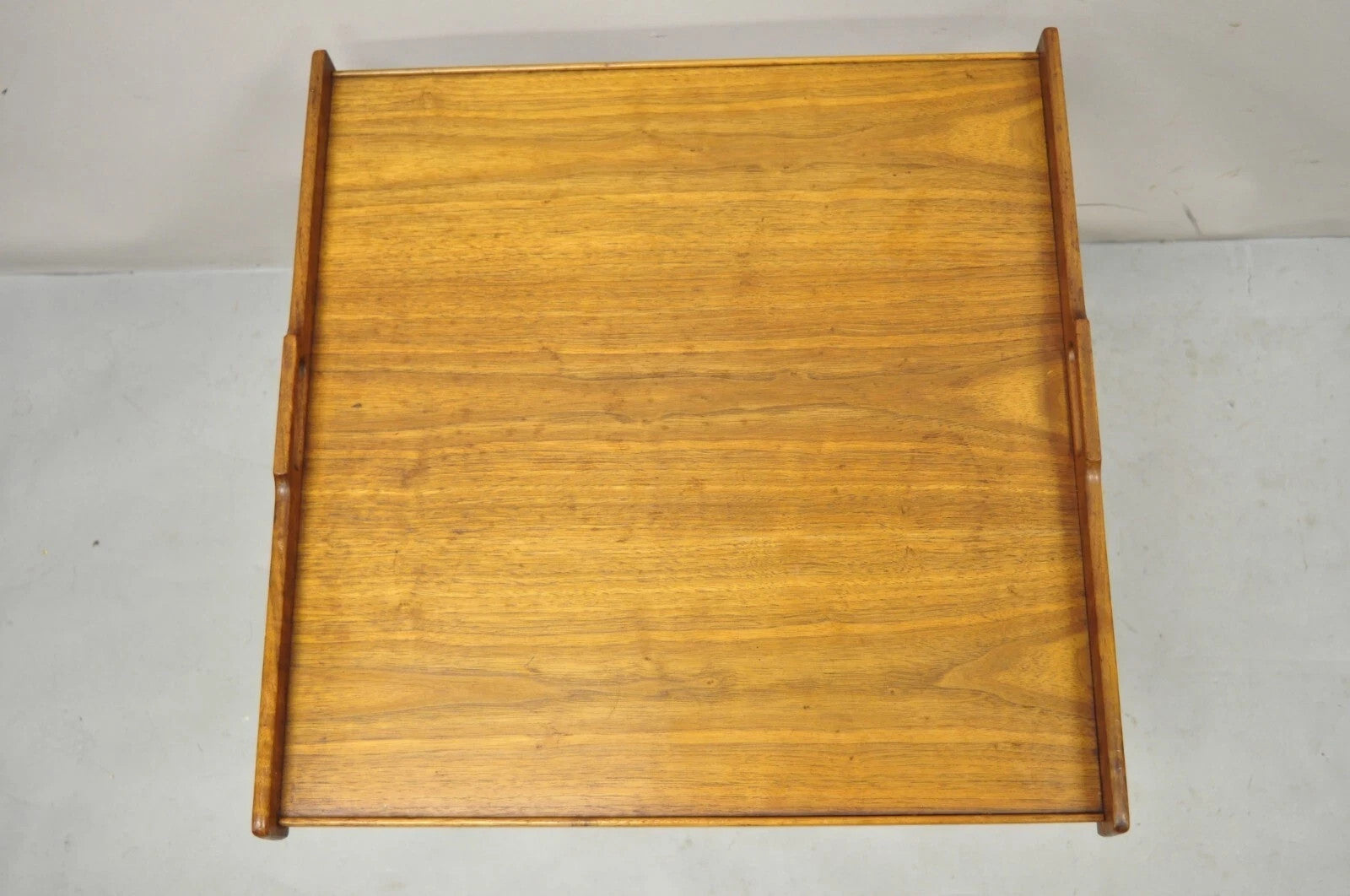 Stewart MacDougall Kipp Stewart Drexel Walnut Folding Campaign Table (A)