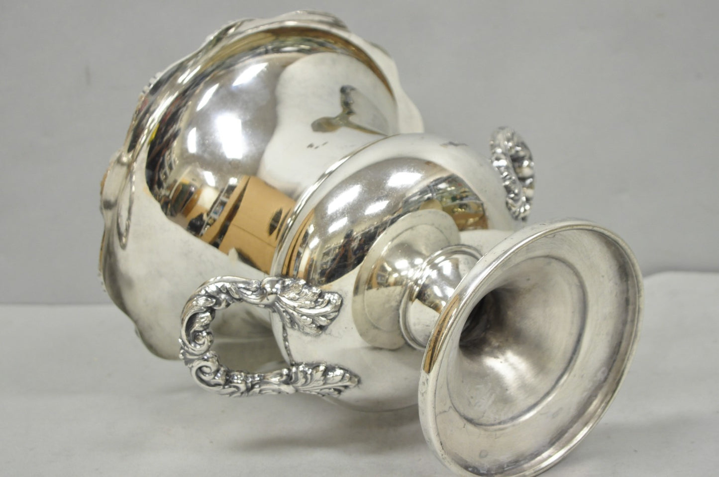 Vintage Victorian Silver Plated Trophy Cup Urn Champagne Chiller Ice Bucket