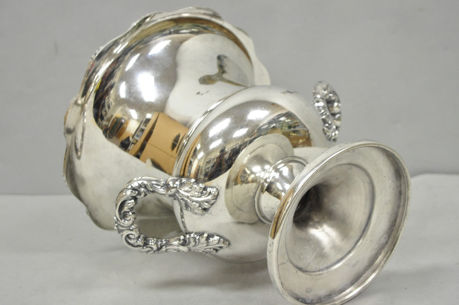 Vintage Victorian Silver Plated Trophy Cup Urn Champagne Chiller Ice Bucket