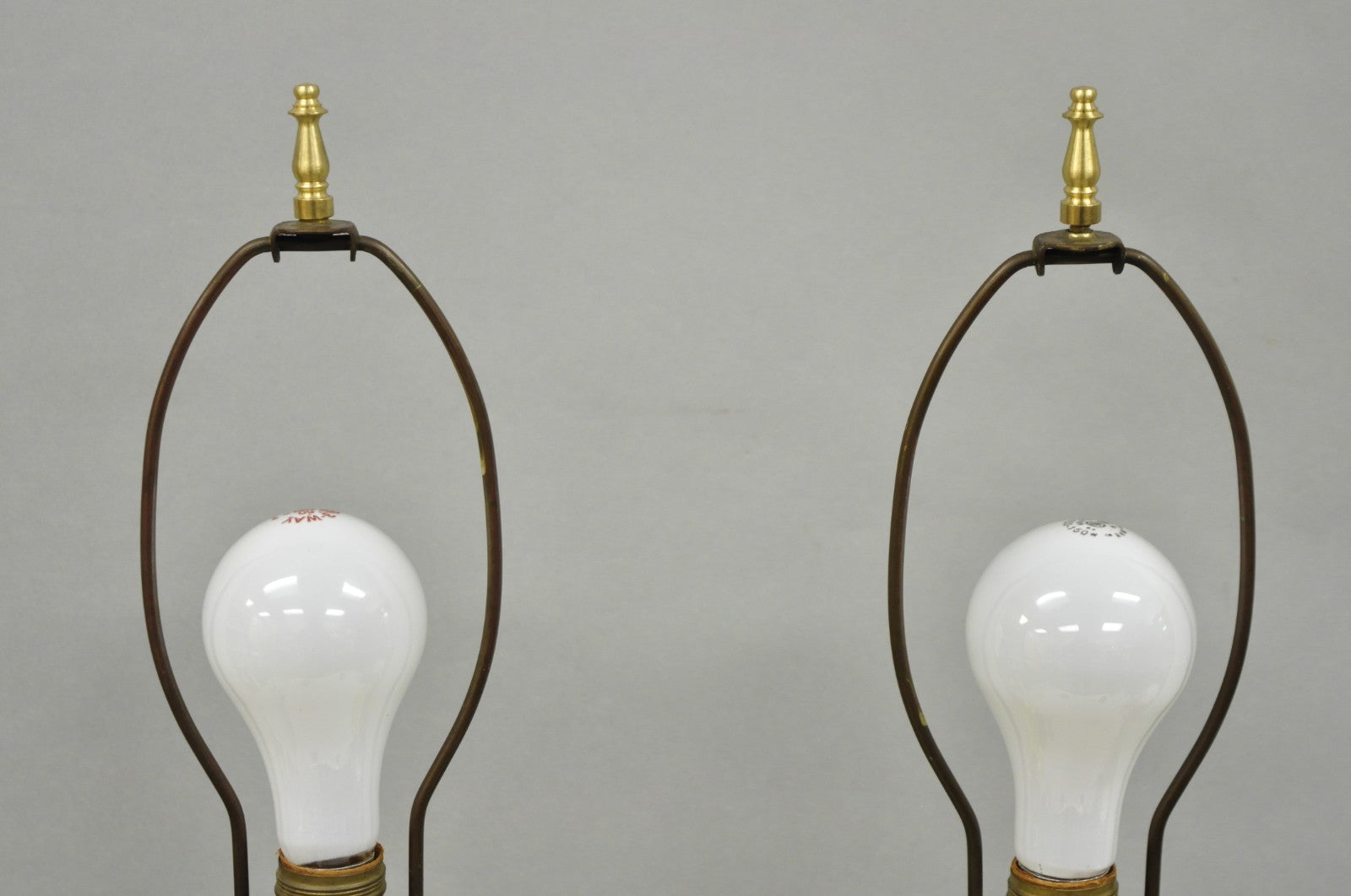 Antique Victorian French Black Porcelain Bronze Ormolu Oil Lamp Table Lamps Pair