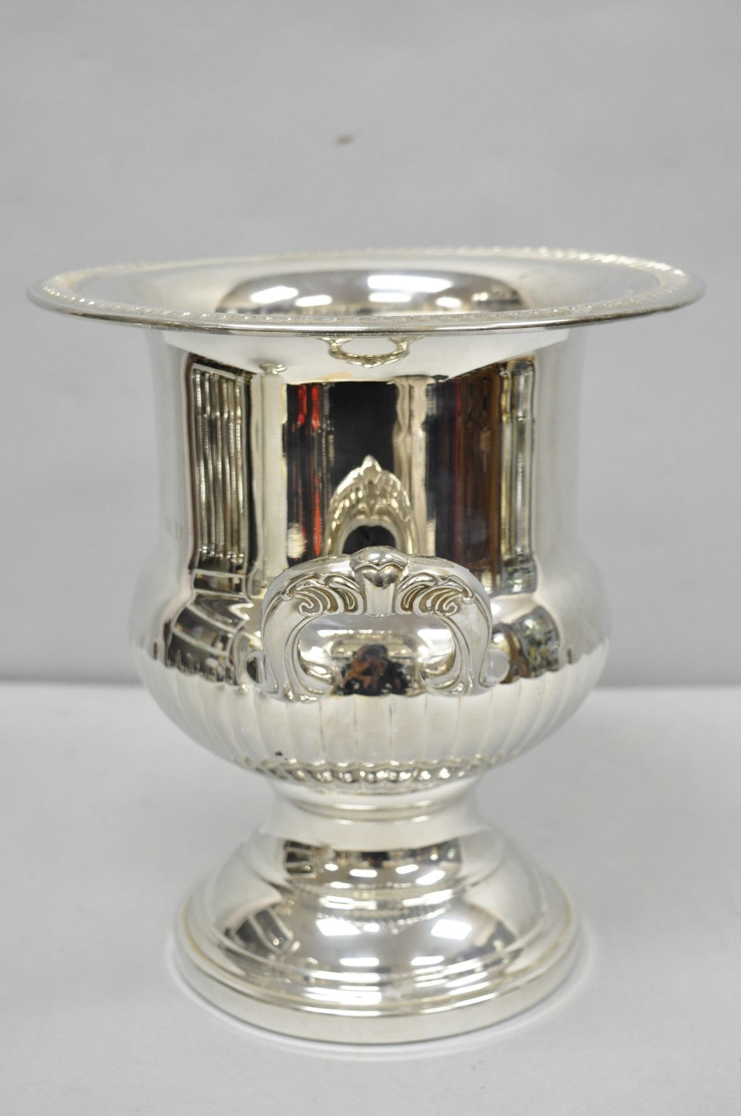 Vintage Silver Plated Trophy Cup Urn Champagne Chiller Ice Bucket Engraved