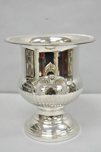 Vintage Silver Plated Trophy Cup Urn Champagne Chiller Ice Bucket Engraved