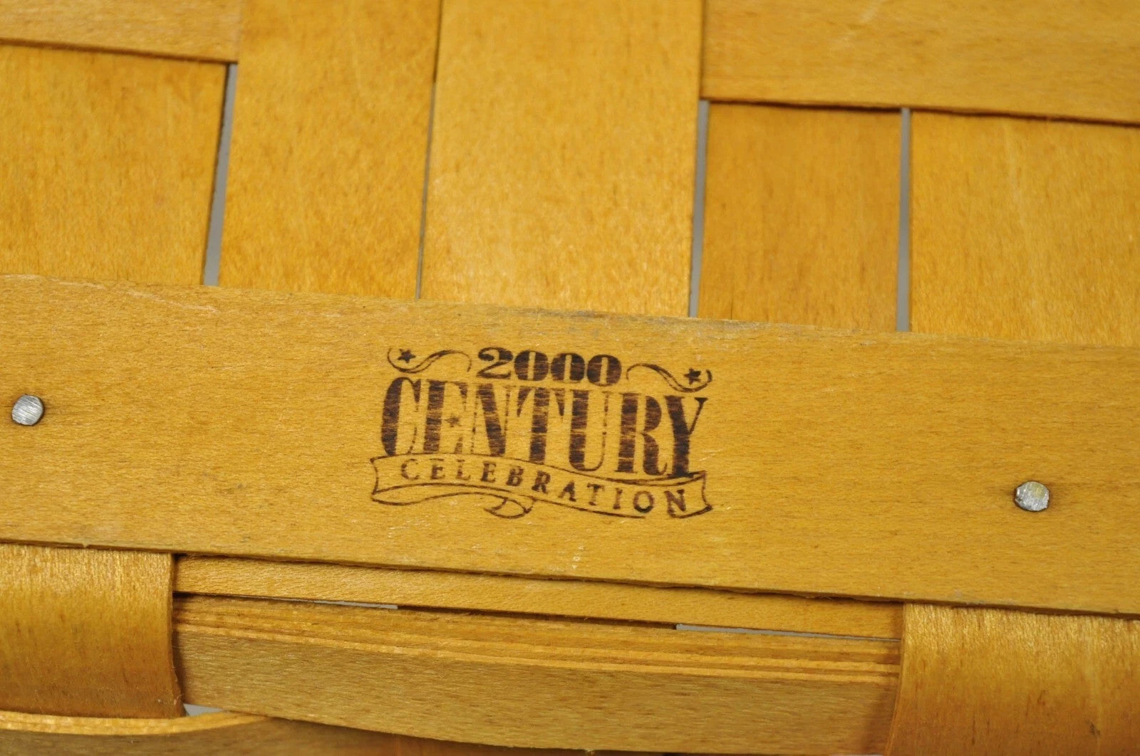 Vintage Longaberger Christmas Edition 2000 Edition Deck the Halls Basket w/ Lid