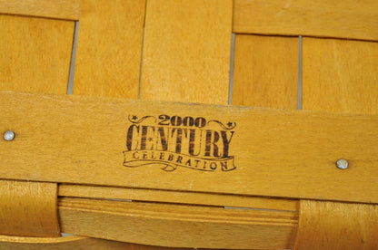 Vintage Longaberger Christmas Edition 2000 Edition Deck the Halls Basket w/ Lid