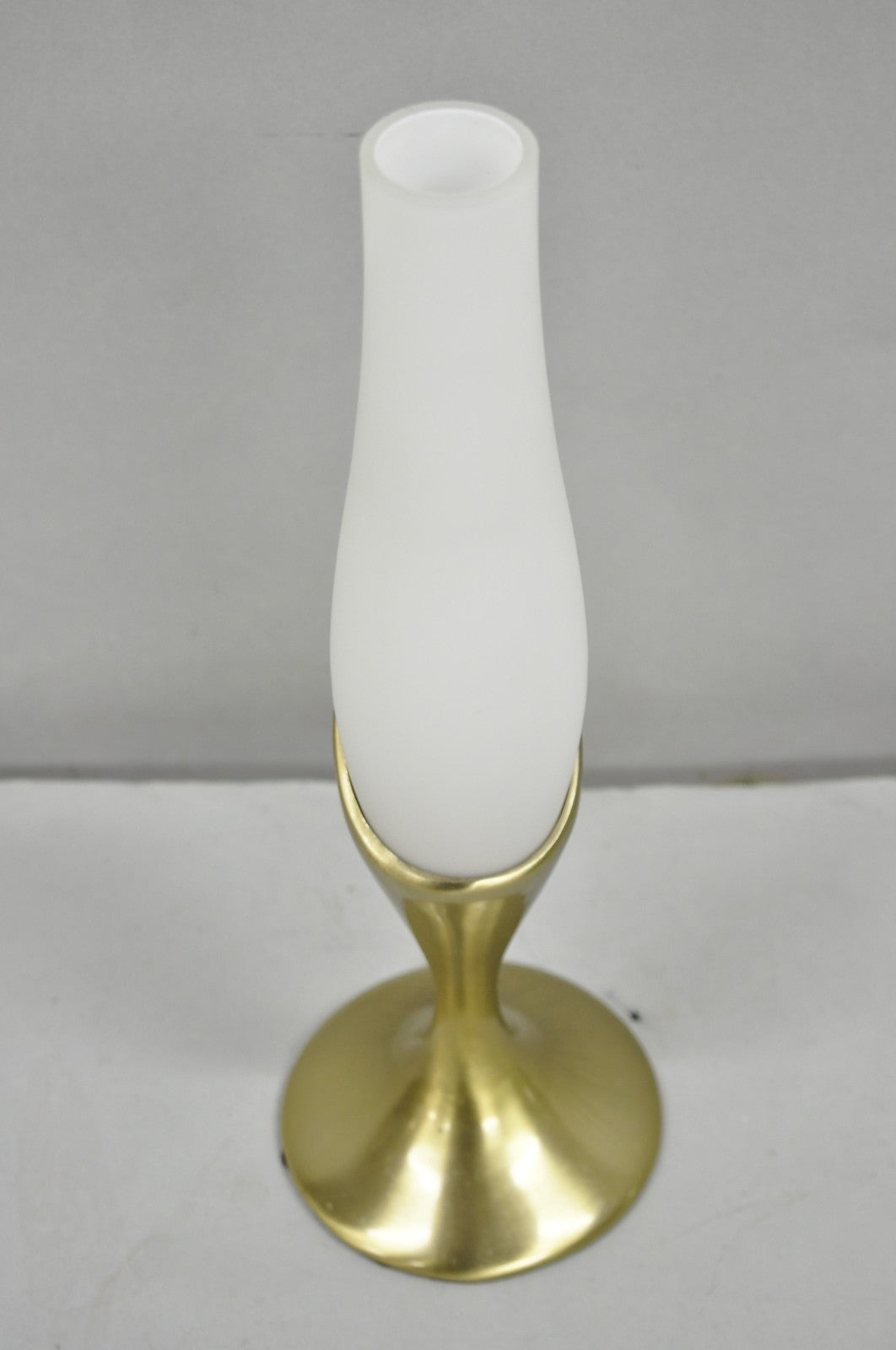 Vintage Mid Century Modern Brass "Tulip" Table Lamp by Laurel Lamp Co.