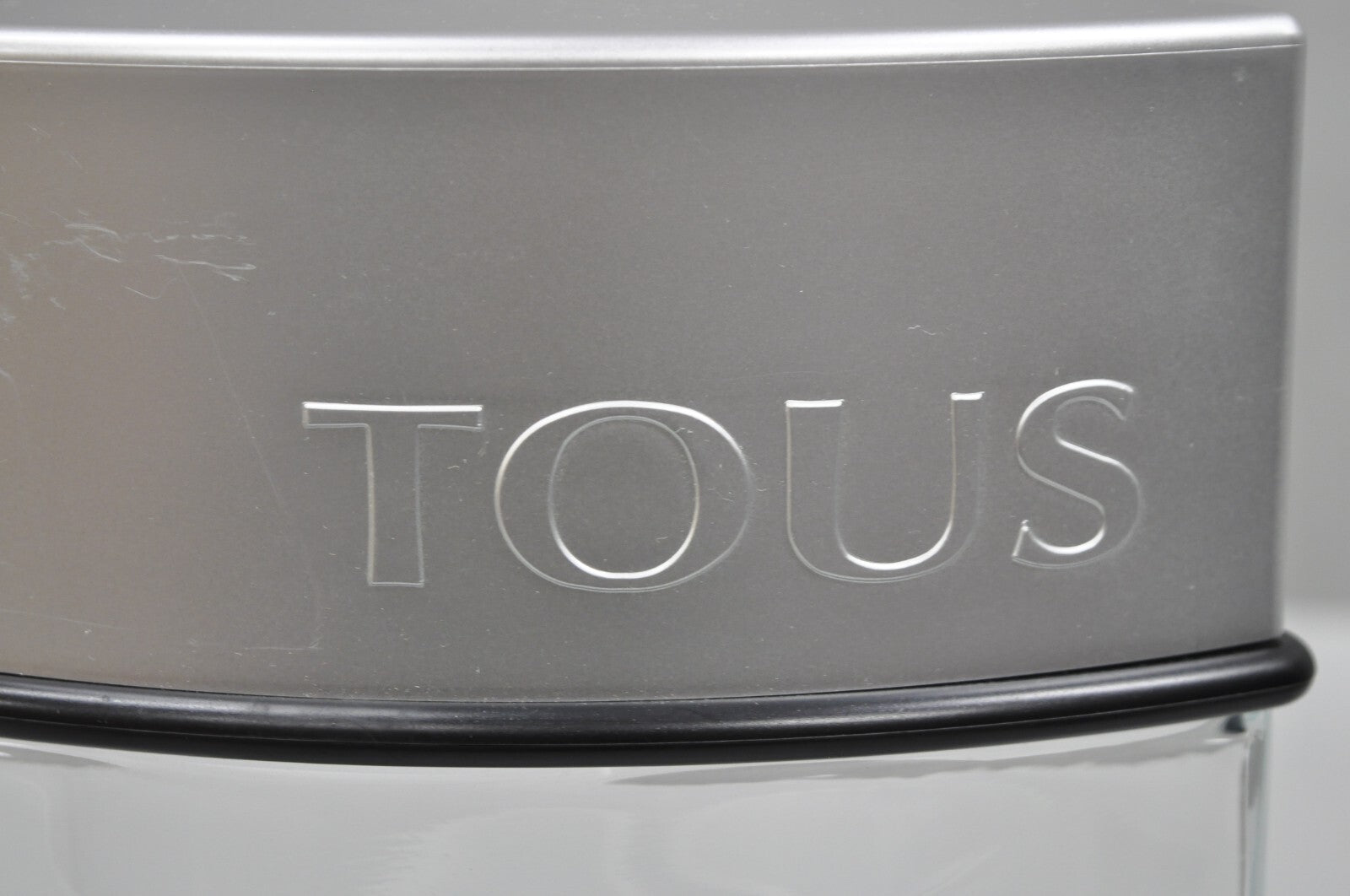 Vintage Large 12" Glass Dummy Bottle Tous Man Cologne Perfume Store Display