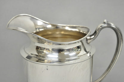 Vintage Oneida Briarcliff Victorian Silver Plated Water Pitcher