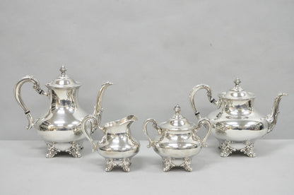 Vintage Reed & Barton Regent 5600 Silver Plated Tea Coffee Service - 4 Pc Set