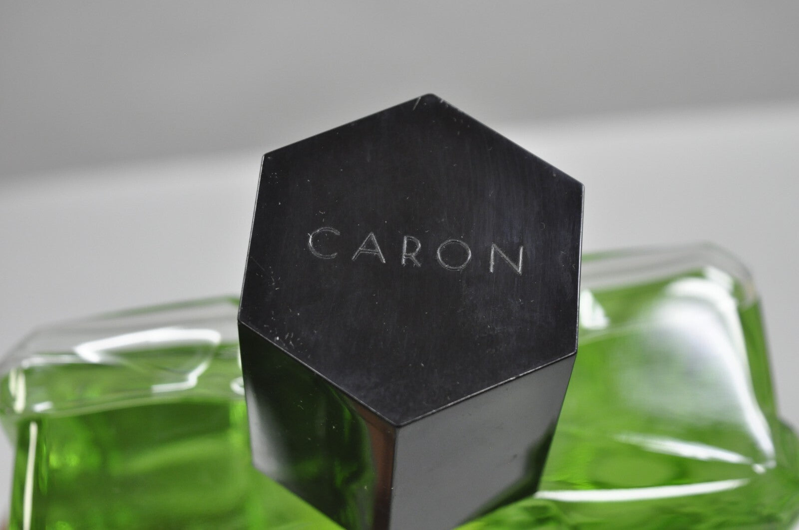 Vintage Large 12" Glass Dummy Bottle Caron Paris Cologne Perfume Store Display