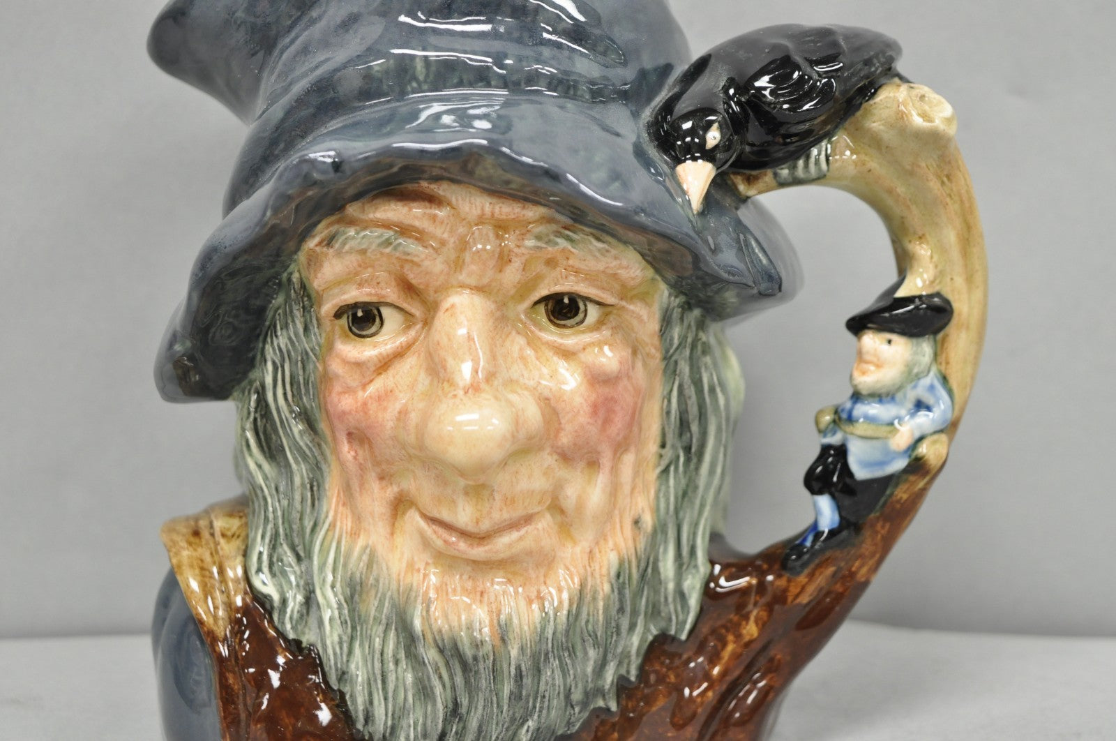 Vintage 1954 Royal Doulton Rip Van Winkle D6438 Porcelain Toby Character Jug Mug