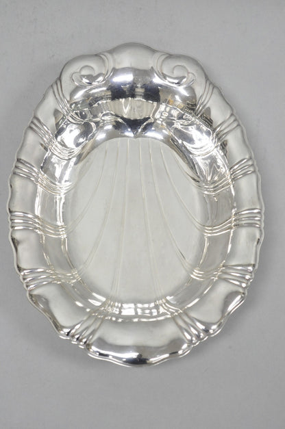 Vintage Rogers Bros "Neptune" 9312 Silver Plated Clam Shell Candy Dish Bowl