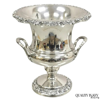 Webster Wilcox International Silver Plated Trophy Cup Champagne Chiller Bucket