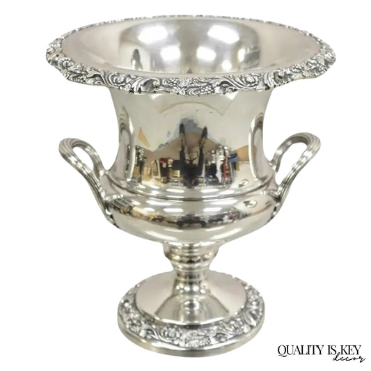 Webster Wilcox International Silver Plated Trophy Cup Champagne Chiller Bucket