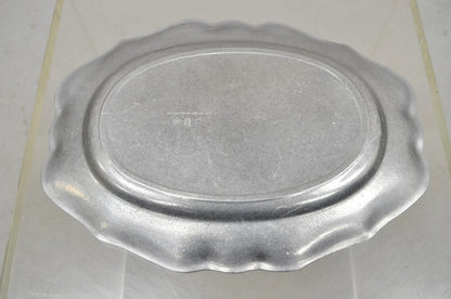 Vintage Wilton Mount Joy, PA Silver Plated Cast Aluminum 14" Dish Platter Tray