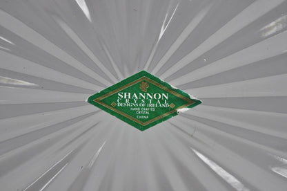 Shannon Design of Ireland Round Clear Cut Crystal Capitol Dome Cake Plate Stand