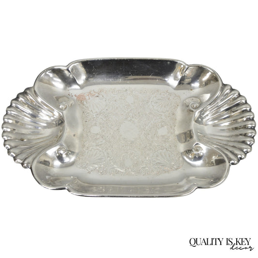 Vintage FB Rogers English Regency Style Silver Plated Candy Trinket Dish