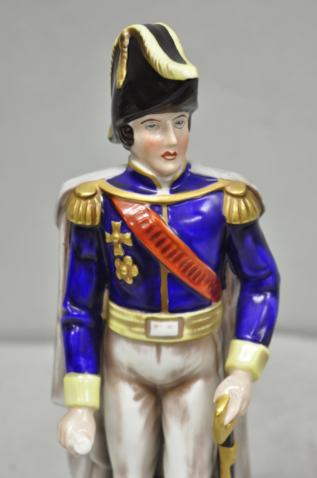 Vintage Capodimonte Italian Porcelain Napoleonic General Figurine Statue 7282- A