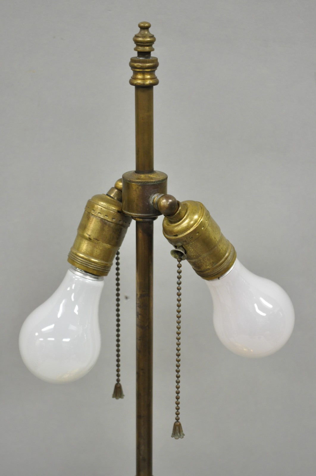 Vintage Japanese Oriental Porcelain Satsuma Vase Gold Gilt Figural Table Lamp