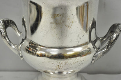 Vintage Leonard Silver Plated Trophy Cup Urn Champagne Chiller Bar Ice Bucket