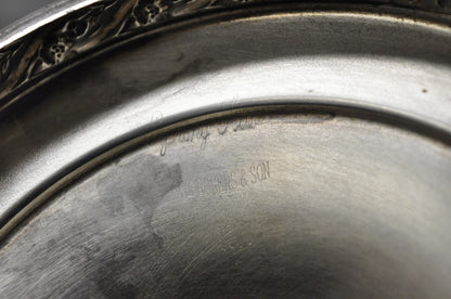 WM Rogers & Son 2051 Spring Flower Silver Plated Trophy Cup Champagne Chiller