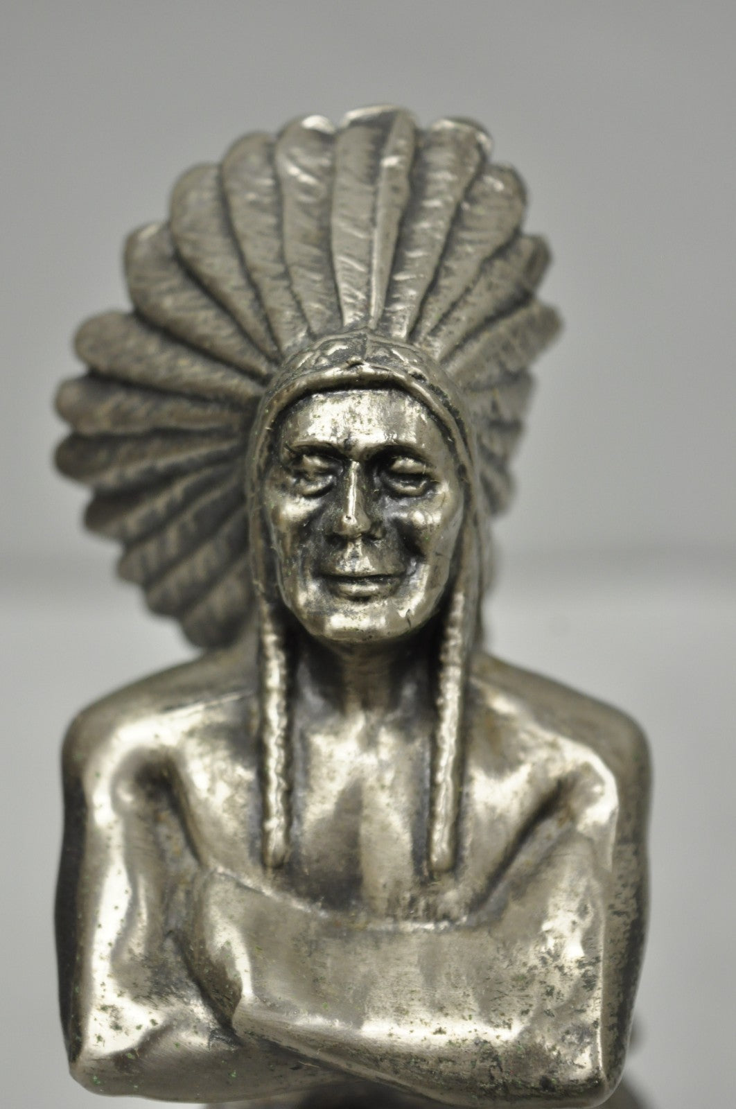 Vintage 1970s POPAI OMA Store Display Award Trophy Native American Chief Figure