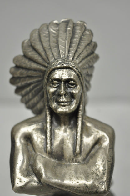 Vintage 1970s POPAI OMA Store Display Award Trophy Native American Chief Figure