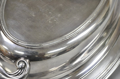 Vintage Wallace N6706 Silver Plated Large Oval 15" Covered Serving Dish