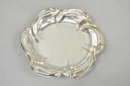 Vintage Caravelle Victorian Style Silver Plated Scalloped Serving Dish Bowl