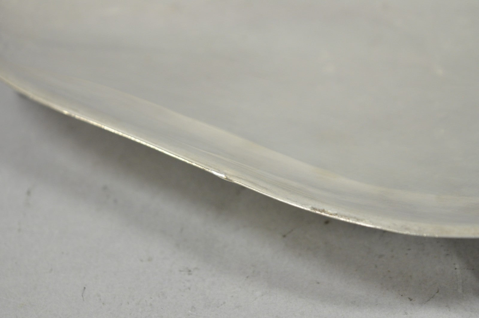 Vintage Mid Century Modern FB Rogers 5812 Silver Plated Footed Trinket Dish