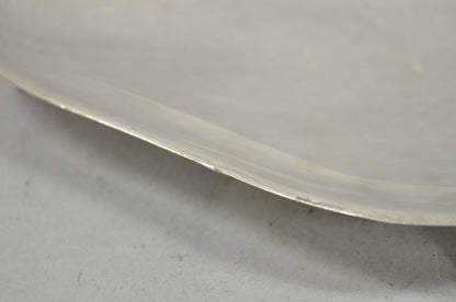 Vintage Mid Century Modern FB Rogers 5812 Silver Plated Footed Trinket Dish