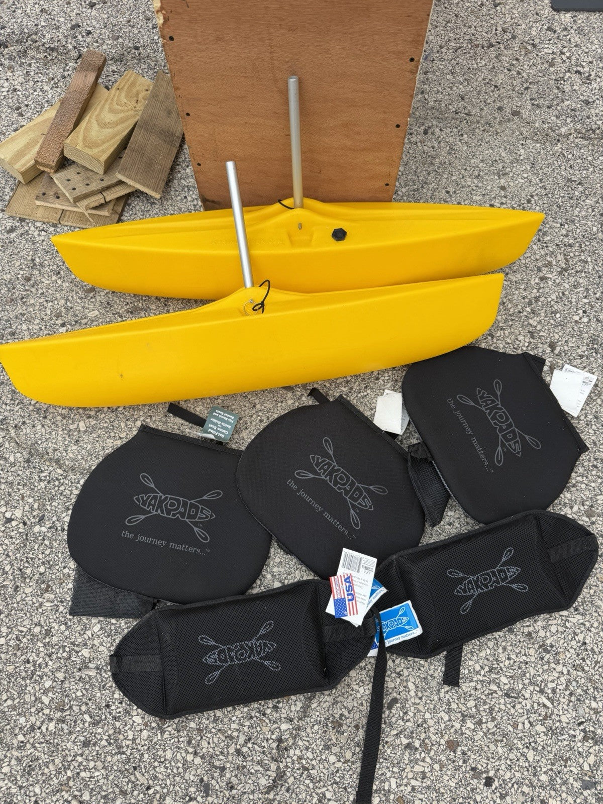 Cedar Strip Built 14' Square Stern Canoe & British Seagull 40 Outboard Motor