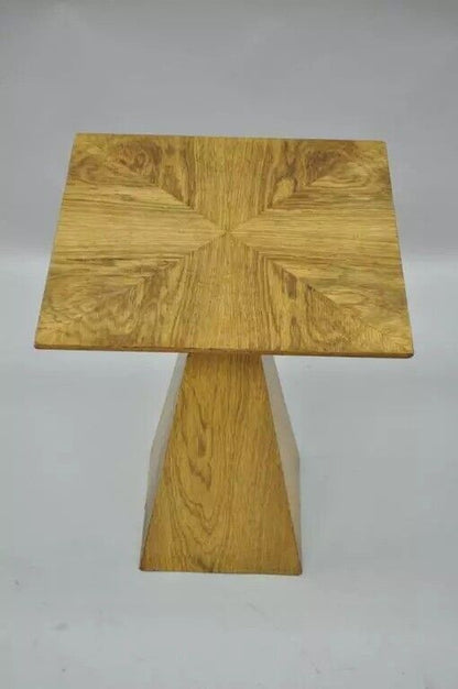 Harvey Probber attr. Mid-Century Modern Wenge Wood Pyramid Occasional Side Table