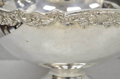 F.B. Rogers Victorian Silver Plated Bar Punch Bowl Ice Bucket Champagne Chiller