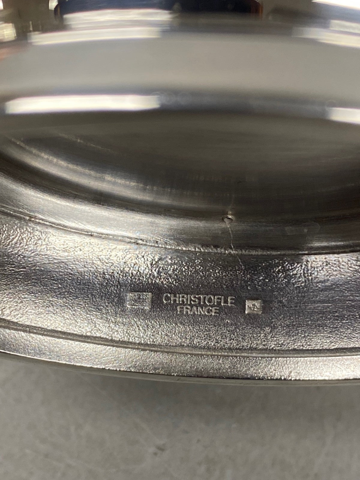 Christofle France Gallia Silver Plated Figural Gravy Sauce Boat w/ Swan Spoon