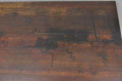Antique Gustav Stickley Arts & Crafts Mission Oak Two Drawer Library Table Desk