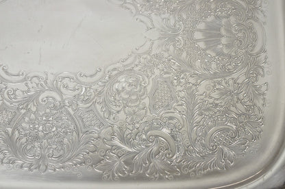 Vintage Rogers Bros. 1847 Heritage 9498 Silver Plated Serving Platter Bar Tray