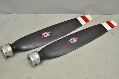 Vintage McCauley TCP3EA Aluminum Propeller Blades Model 90DCB-8 - 2 Pc Set