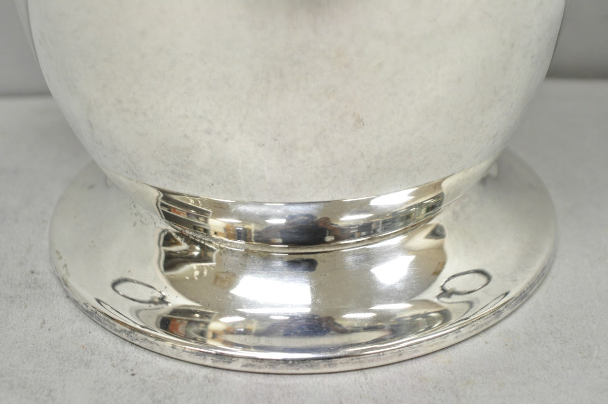 Vintage English Regency Silver Plated Lion Head Champagne Chiller Ice Bucket