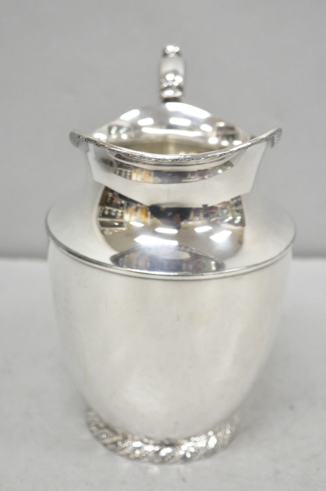 Vintage Victorian Silver Plated Melford Lemonade Water Pitcher with "S" Monogram
