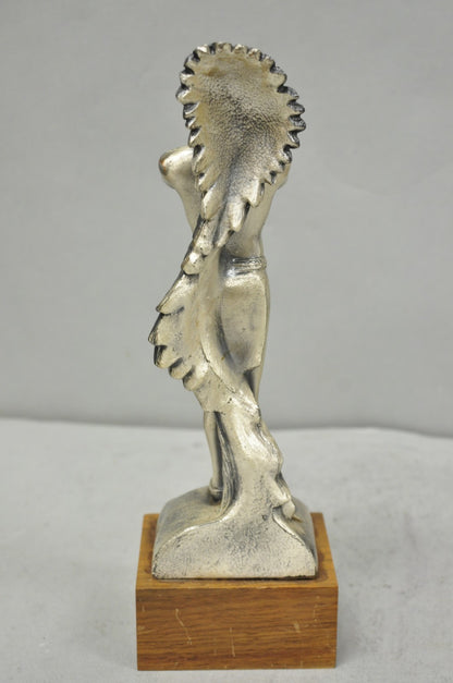 Vintage 1960s POPAI OMA Store Display Award Trophy Native American Chief Figure
