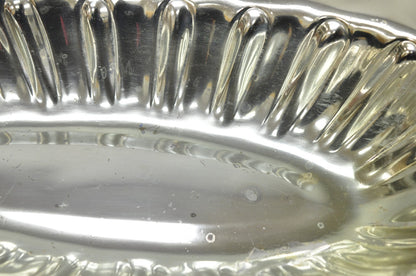Vintage FB Rogers Victorian Silver Plated Scalloped Centerpiece Fruit Bowl