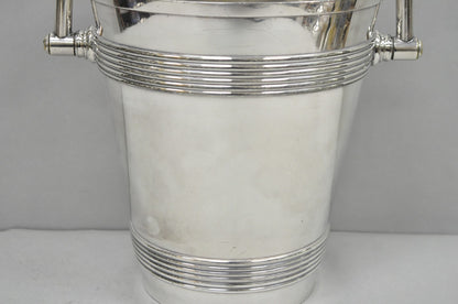International Wilcox English Regency Silver Plated Champagne Ice Bucket "S" Mono