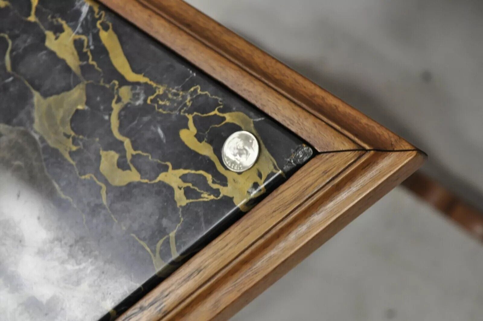 Italian Renaissance Figural Carved Marble Top Side Table with Winged Cherub Head