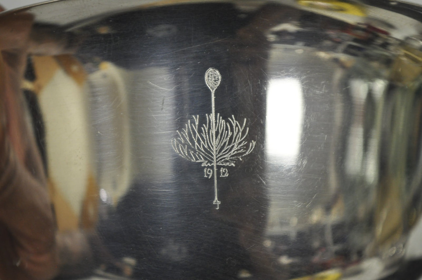 Vintage Regency Style Silver Plated Pewter 1993 Merion Golf Club Award Bowl