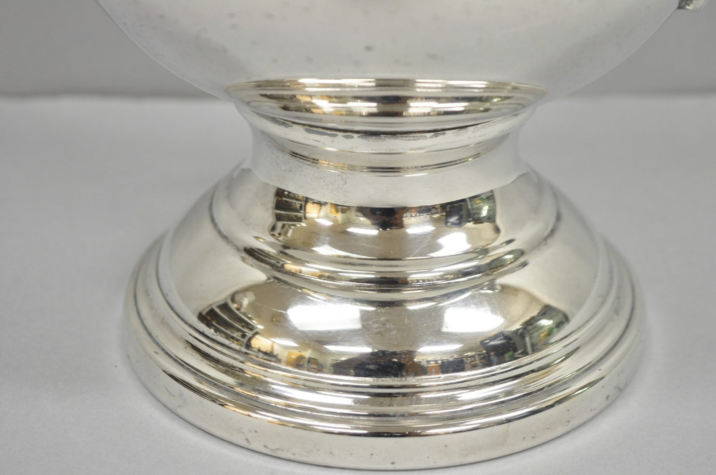 Vintage Trophy Cup Silver Plated Grapevine Bar Champagne Chiller Ice Bucket