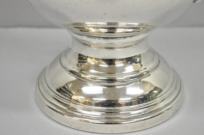 Vintage Trophy Cup Silver Plated Grapevine Bar Champagne Chiller Ice Bucket